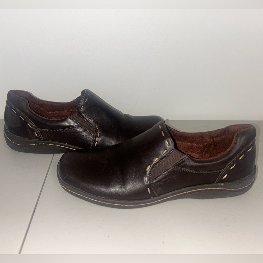 Naturalizer Brown Leather Loafers Women’s 9 Mansel
